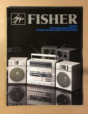 Fisher 1981 PH-460 K Boombox / Portable Stereo Brochure   *Orig*-image