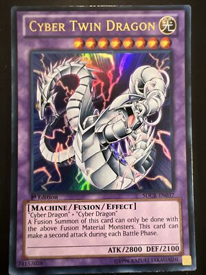 Yu-Gi-Oh! TCG Cyber Twin Dragon SDCR-EN037 1st Edition Ultra Rare-image