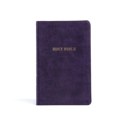 KJV Thinline Reference Bible, Purple LeatherTouch (Leather Bound) (UK IMPORT)-image