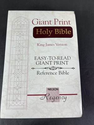 NELSON REGENCY Holy Bible KJV GIANT PRINT 881CBG Red Letter Concordance Ref.-image