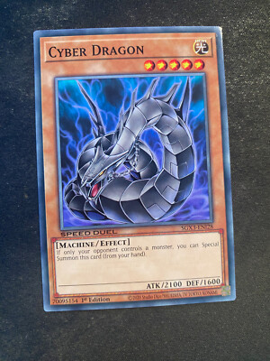 Cyber Dragon - SGX3-ENI28- Common -1st Edition - Speed Duel N/M-image