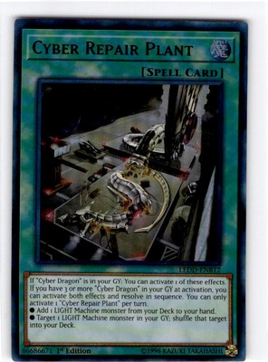 Yu-Gi-Oh Cyber Repair Plant (UR) Ultra Rare #LEDD-ENB12-image