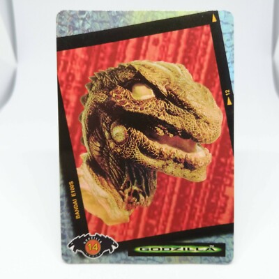 No.14 Godzilla Hollywood movie Card Japan 1998 BANDAI TOHO MADE in JAPAN TCG-image