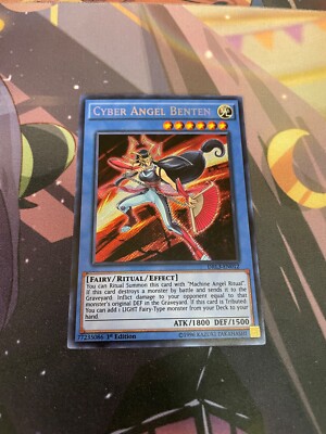 YUGIOH - CYBER ANGEL BENTEN - SECRET RARE - DRL3 - NM - 1ST ED-image