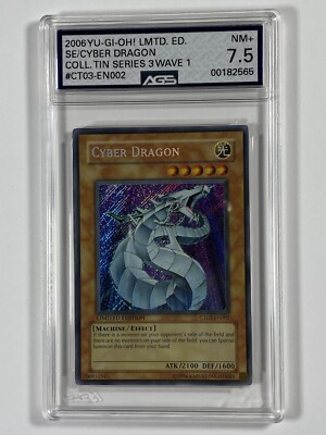 Cyber Dragon 2006 YU-GI-OH! Collector's Tins 2006 Collectors Tins EN002 AGS 7.5-image
