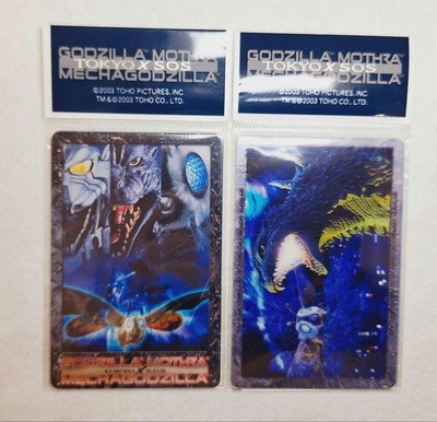Godzilla X Mothra Mechagodzilla Tokyo Sos Clear Card Set Bulk Sale-image