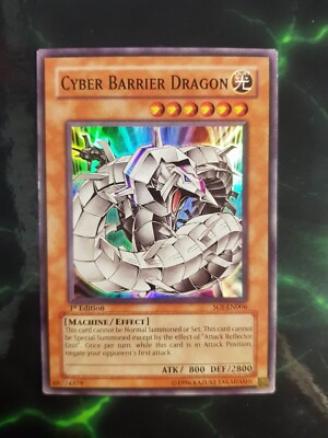 Cyber Barrier Dragon - SOI - EN006 - Near Mint - Super Rare - 1st Edition-image