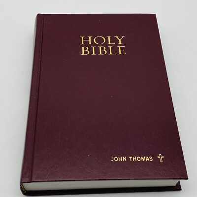 Holy Bible KJV 1982 Words of Christ in Red References & Translation-image