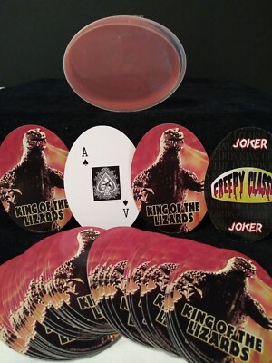 Godzilla 2006 Creepy Classic Playing Cards/Complete Deck/Pre-owned/Used.-image