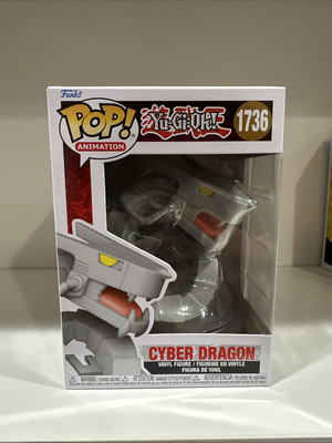 Funko POP! Animation  Yu-Gi-Oh! S3 Vinyl Figure - CYBER DRAGON #1736 W Protector-image