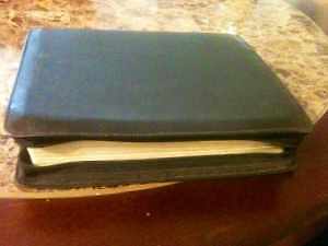 Compact Dake Annotated Reference Bible-KJV - Leather Bound, by Cp1652 Blk - Good-image
