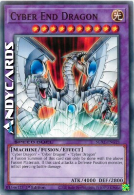 CYBER END DRAGON (SPEED DUEL) • Common • SGX1 ENG21 • 1Ed • Yugioh! • ANDYCARDS-image