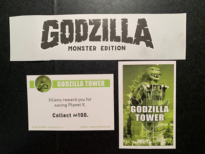 Monopoly Godzilla XILIENS REWARD YOU Godzilla Tower Game Replacement Piece-image