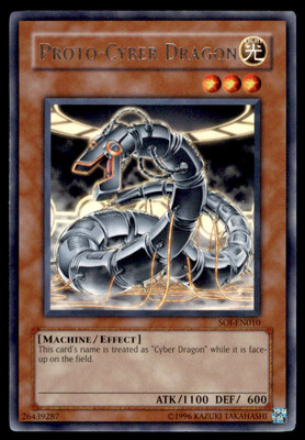 Yu-Gi-Oh! Proto-Cyber Dragon #SO1-EN010 Near Mint-image