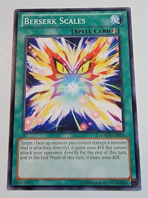 Berserk Scales - GAOV-EN054 Common Unlimited Yugioh-image