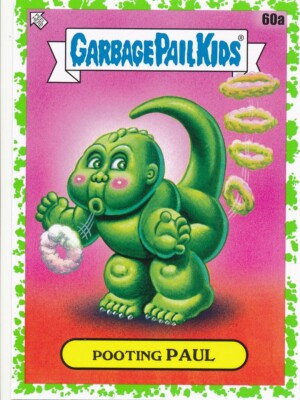 60a POOTING PAUL 2023 GPK Intergoolactic Mayhem BOOGER GREEN GODZILLA-image