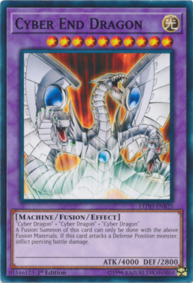 Yugioh Cyber End Dragon - 1st Edition - NM+ Card-image