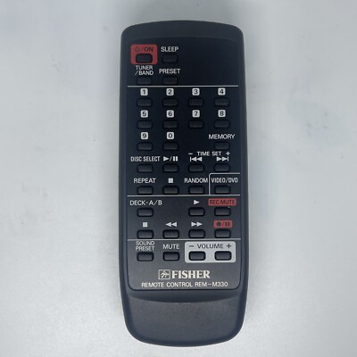 FISHER REM-M330 Remote Control Audio Disc Stereo-image