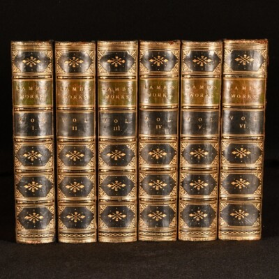 1876 6vol The Life, Letters and Writings of Charles Lamb Edited With Notes an...-image