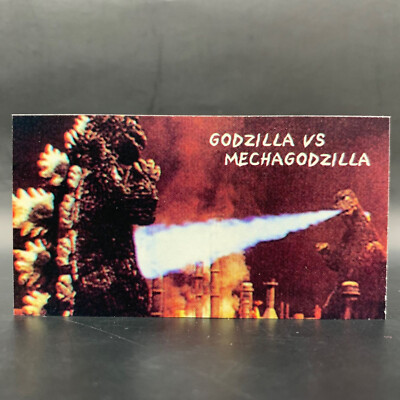 Godzilla Tokusatsu Encyclopedia vs MECHAGODZILLA P-04 Collectable Card Anime-image