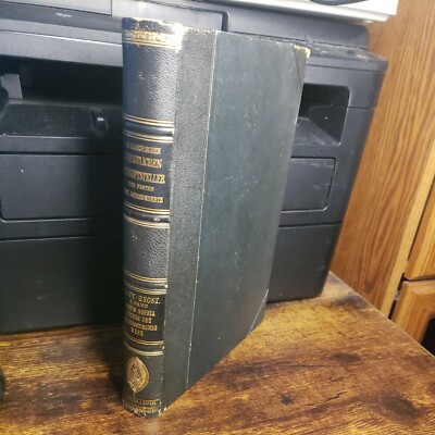 1905 Leather Bound German Book: Coptic Gnostic Writings By Carl Schmidt-image