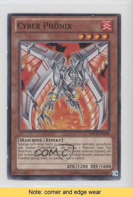 2014 Yu-Gi-Oh! Dragon Revolution German Unlimited Cyber Phoenix READ 7i6-image