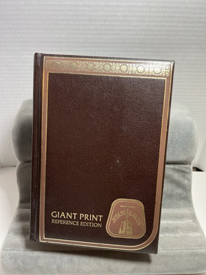 Holy Bible -KJV- Jimmy Swaggart - Giant Print Red Letter Reference Edition READ-image