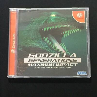 Godzilla Generations Maximum Impact Sega DreamCast DC Used Japan Action Boxed-image
