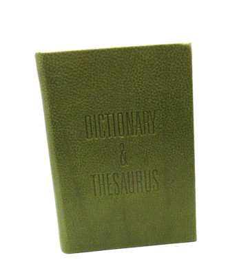 Merriam-Webster's 2020 Dictionary and Thesaurus Leather Bound Hardcover-image