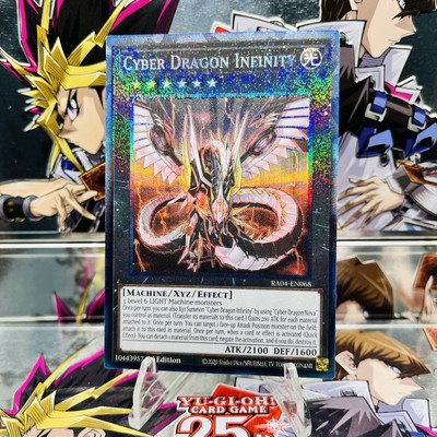 Yugioh Cyber Dragon Infinity RA04-EN068 PCR 1st Ed Near Mint-image