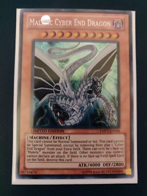 YUGIOH MALEFIC CYBER END DRAGON YMP1-EN004 SECRET-image