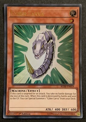 Cyber Larva | BLRR-EN019 | Super Rare | 1st Edition | YuGiOh TCG-image