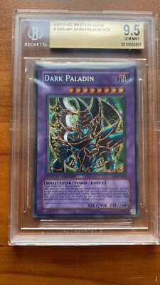 2003 Dark Paladin DMG-001 Duel Master's Guide Secret Rare YuGiOh BGS 9.5 PSA-image