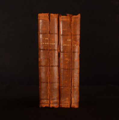 1789 2vol The Guardian Newspaper Periodical Richard Steele Joseph Addison-image