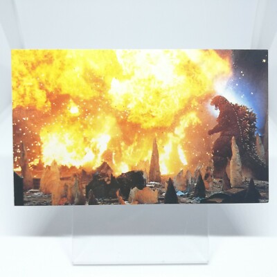 No.92 Godzilla VS Space Godzilla GOZILLA Card 100 Vol.2 TOHO EIGA Movie 1994-image