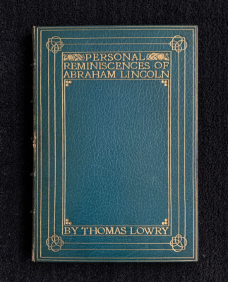 Personal Reminiscences of Abraham Lincoln by Thomas Lowry 1910 {leather}-image