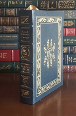 Easton Press Madam Secretary A Memoir by Madeleine Albright Signed 1164/1550-image