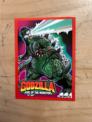GODZILLA KING OF THE MONSTERS 1994 TRENDMASTERS TRADING CARD #1-image