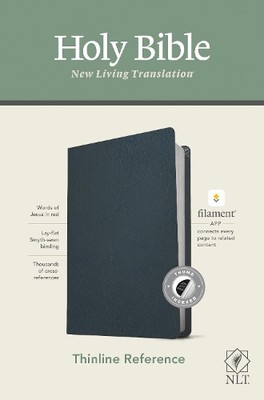 Tyndale House NLT Thinline Reference Bible, Filament (Leather Bound) (UK IMPORT)-image