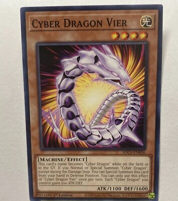 Cyber Dragon Vier Common SDCS-EN006 (Near Mint 1st Edition)-image