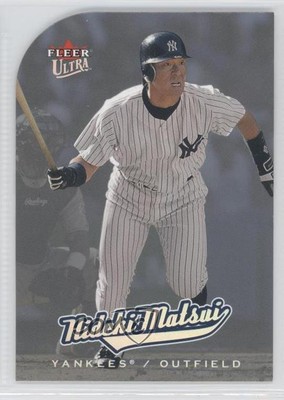2005 Fleer Ultra Platinum Medallion Missing Serial Number Hideki Matsui #142-image