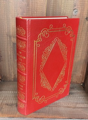 Easton Press RONALD REAGAN An American Life Library Presidents Leather Gilt 1992-image