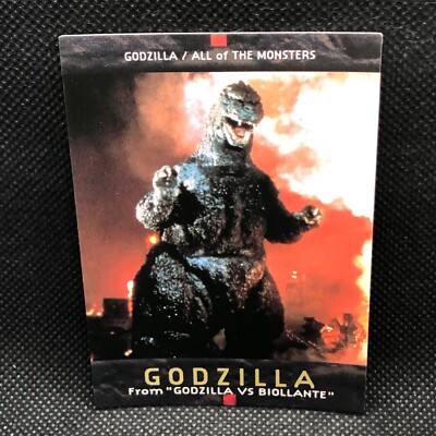 Godzilla Card TCG No.42 Toho Movie BANDAI 1996 1ST Japanese Japan-image