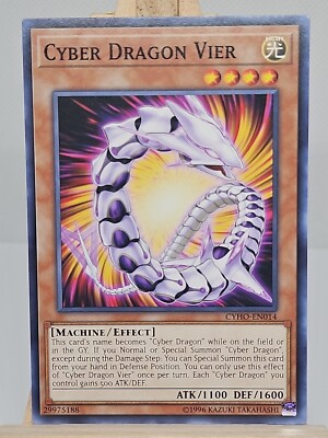 Yu-Gi-Oh! TCG Cyber Dragon Vier Cybernetic Horizon CYHO-EN014 Unlimited Common-image