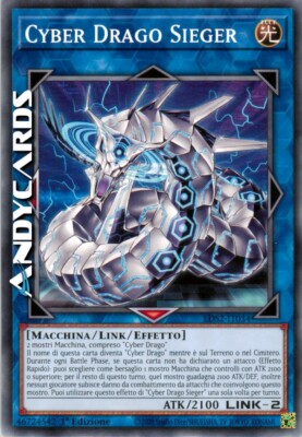 CYBER DRAGON WINNER • (Cyber Dragon Sieger) • Common • LDS2 IT034 • 1Ed • YUGIOH!-image