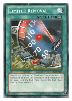 Limiter Removal #SDCR-EN023 Structure Deck: Cyber Dragon Revolution tcg-image