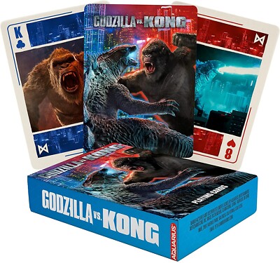 Godzilla v Kong Set of 52 Collectable Playing Cards + Jokers (nm)-image