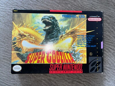 Super Godzilla (1994 Super Nintendo) SNES CIB-image