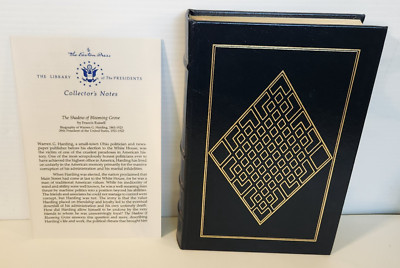Easton Press The Shadow of Blooming Grove Warren G. Harding Russell Leather Ed-image