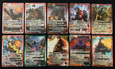 Godzilla MOTHRA KING GHIDORAH BSC26 G01-10 Complete Set Battle Spirits Card-image
